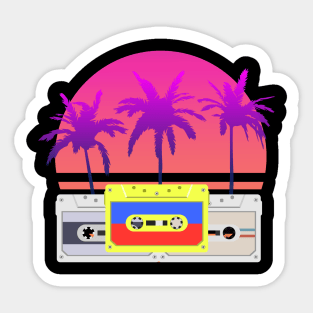 80's vibes Sticker